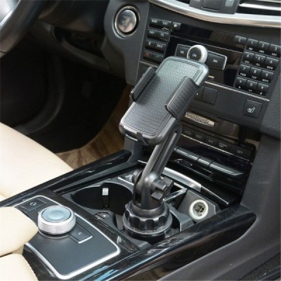 Universāls telefona autoturētājs Car Cup iespējams stiprināt pie kausa vietā | Vacins.lv