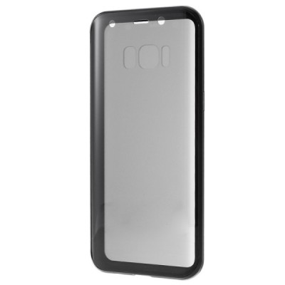 Samsung Galaxy S8 (G950) pelēks (caurspīdīgs) Frame magnētiskais plastmasas apvalks | Vacins.lv