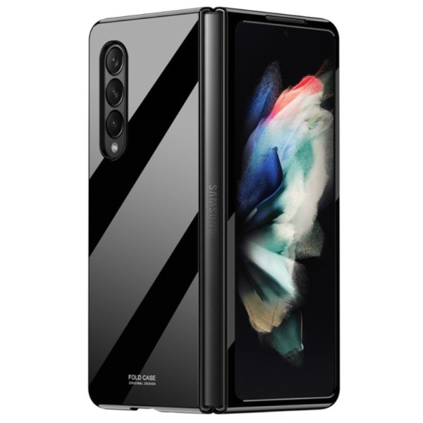 „Piano“ Design plastmasas apvalks - melns (Galaxy Z Fold3)