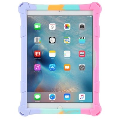 Apple iPad 9.7 (Air, Air 2 ,iPad 2 / 3 / 4) „Popit“ Bubble Kickstand  мягкий силиконовый чехол (TPU) - розовый | Vacins.lv