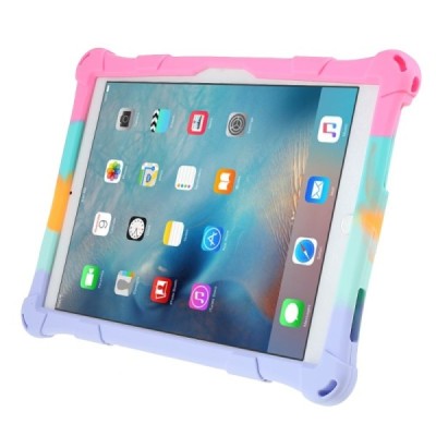 Apple iPad 9.7 (Air, Air 2 ,iPad 2 / 3 / 4) „Popit“ Bubble Kickstand  мягкий силиконовый чехол (TPU) - розовый | Vacins.lv