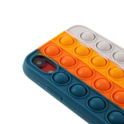 Apple iPhone Xr „Popit“ Bubble мягкий силиконовый чехол из TPU зелёного цвета | Vacins.lv