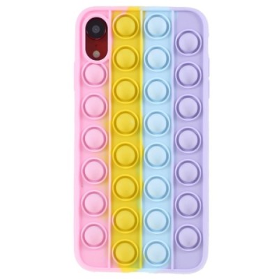 Apple iPhone Xr „Popit“ Bubble rozs mīksta silikona (TPU) apvalks | Vacins.lv