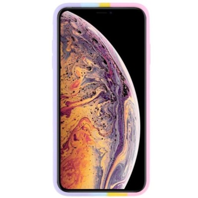 Apple iPhone Xr „Popit“ Bubble мягкий силиконовый чехол из TPU розового цвета | Vacins.lv