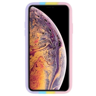 Apple iPhone X (iPhone Xs) „Popit“ Big Bubble мягкий силиконовый чехол из TPU розового цвета | Vacins.lv
