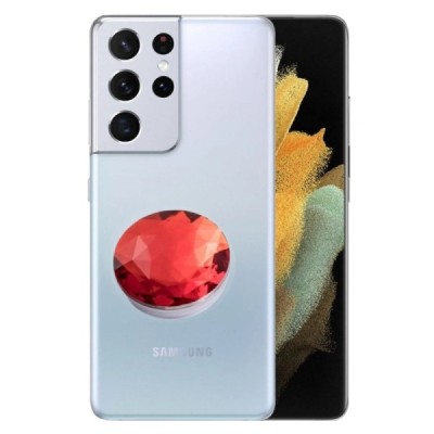 PopSocket Diamond держатель для телефона (сзади) - красный | Vacins.lv