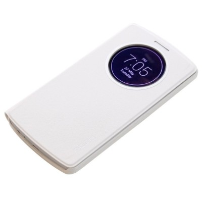 Rock Quick Circle LG G3 baltas atverčiamas dėklas - knygutė / Priedai.lt