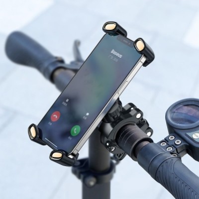 „Baseus“ Cycling universāls telefona turētājs velosipēdam / elektroskrejritenim / motociklam | Vacins.lv