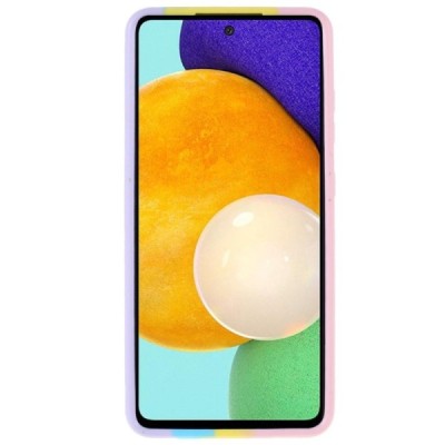 Samsung Galaxy A72 5G (A726B, A725F) „Popit“ Big Bubble мягкий силиконовый чехол из TPU розового цвета | Vacins.lv