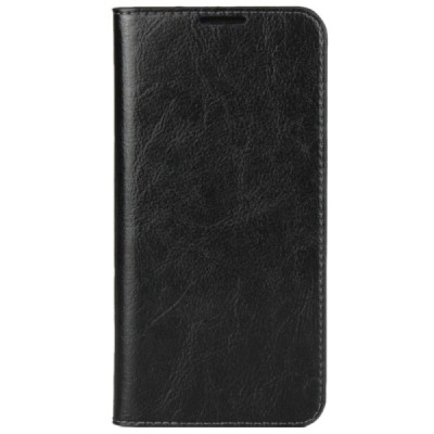 Xiaomi Mi 9 (Mi 9 Explorer) Split чёрный кожаный чехол-книжка | Vacins.lv