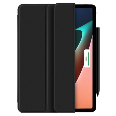 Xiaomi Pad 5 (Pad 5 Pro) Magnetic Cover чёрный чехол-книжка | Vacins.lv