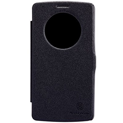 Nillkin Fresh LG G3 atverčiamas juodas odinis dėklas - knygutė / Priedai.lt