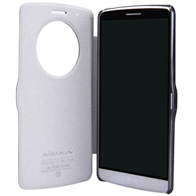 LG G3 „Nillkin“ Fresh atvēramais melns maciņš / Vacins.lv