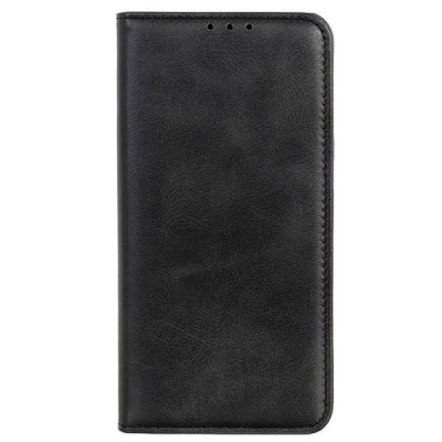 Realme C20 (C11 2021) „Split“ чёрный кожаный чехол-книжка | Vacins.lv