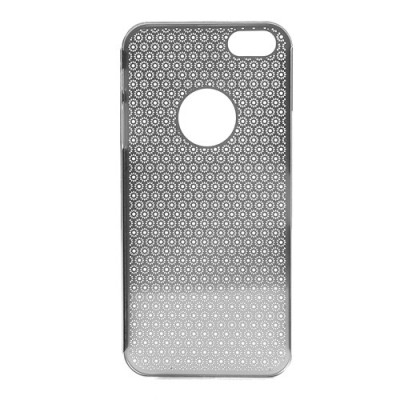 Stilīgs sudrabs, metāla Apple iPhone 5, 5S apvalks / Vacins.lv