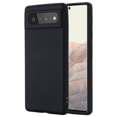 Google Pixel 6 Shell cieta silikona (TPU) apvalks - melns | vacins.lv