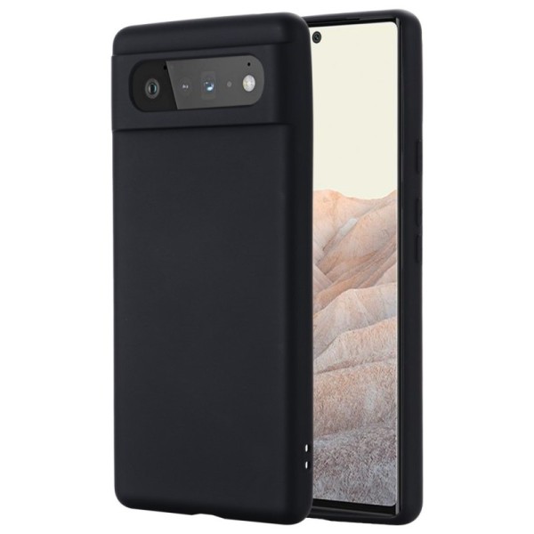 Твердый силиконовый чехол (TPU) „Shell“ - чёрный (Pixel 6)
