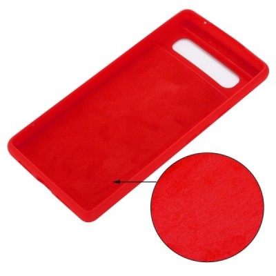 Google Pixel 6 Shell cieta silikona (TPU) apvalks - sarkans | vacins.lv