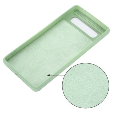 Google Pixel 6 Shell cieta silikona (TPU) apvalks - zaļš | Vacins.lv