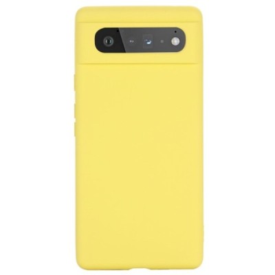 Google Pixel 6 Shell cieta silikona (TPU) apvalks - dzeltens | vacins.lv