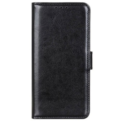 Realme C21 открываемый чёрный кожаный чехол - книжка | Vacins.lv
