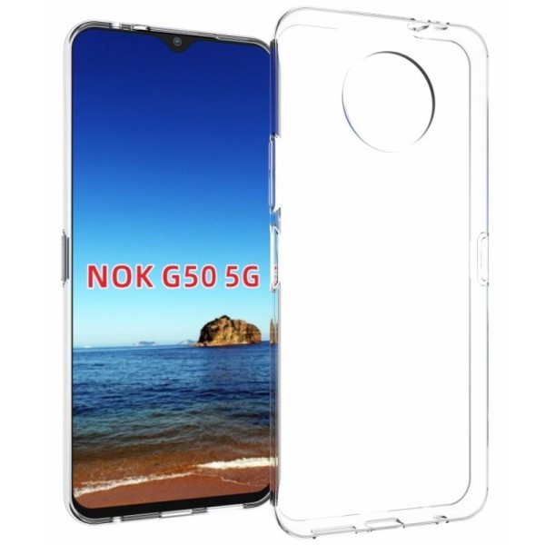 Cieta silikona (TPU) vāciņš - dzidrs (Nokia G50)
