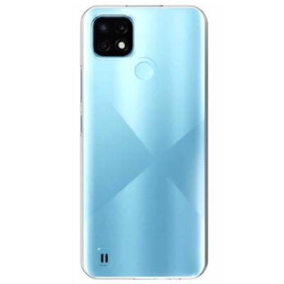 Твердый силиконовый чехол (TPU) для Realme C20, C21 - прозрачный | Vacins.lv