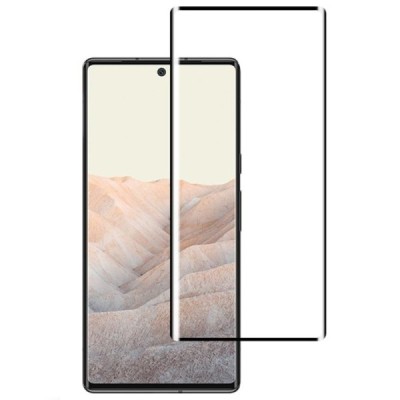 Google Pixel 6 „Mocolo“ Tempered Glass melns ekrāna aizsargstikls | Vacins.lv