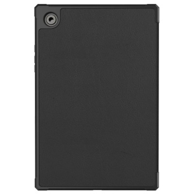 Samsung Galaxy Tab A8 10.5 2021 (X200, X205) чёрный кожаный чехол-книжка (складной) | Vacins.lv