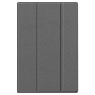 Samsung Galaxy Tab A8 10.5 2021 (X200, X205) серый кожаный чехол-книжка (складной) | Vacins.lv