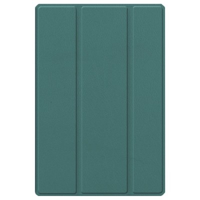 Samsung Galaxy Tab A8 10.5 2021 (X200, X205) зелёный кожаный чехол-книжка (складной) | Vacins.lv