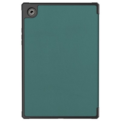 Samsung Galaxy Tab A8 10.5 2021 (X200, X205) зелёный кожаный чехол-книжка (складной) | Vacins.lv