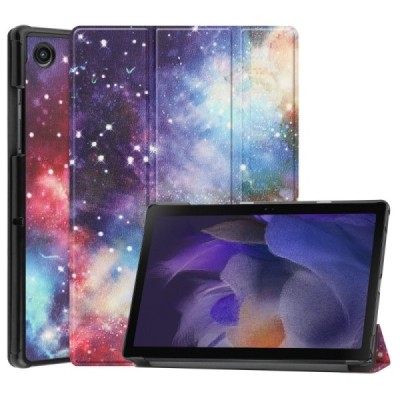 Samsung Galaxy Tab A8 10.5 2021 (X200, X205) „Cosmo“открываемый разноцветный кожаный чехол - книжка | Vacins.lv