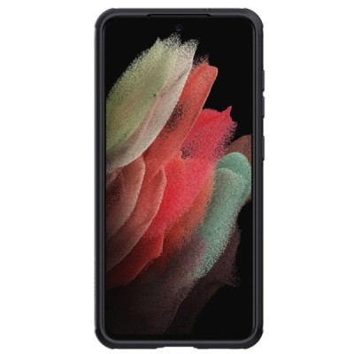 Samsung Galaxy S21 FE (Fan Edition) 5G „Nillkin“ CamShield чёрный чехол, задняя часть с защитой камеры | Vacins.lv