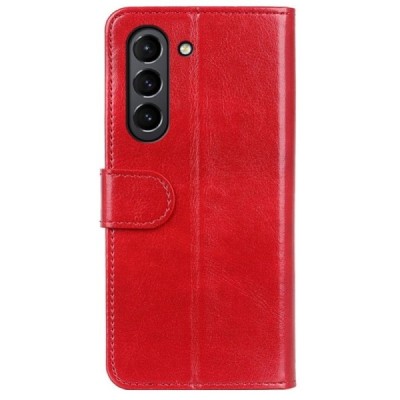 Samsung Galaxy S21 FE (Fan Edition) 5G открываемый красный кожаный чехол - книжка | Vacins.lv