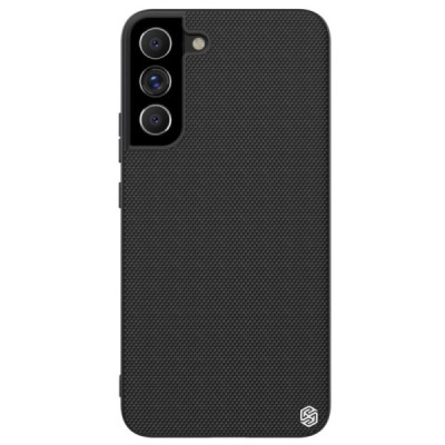 Samsung Galaxy S22 5G (SM-S901X) „Nillkin“ Textured Case melns apvalks | vacins.lv