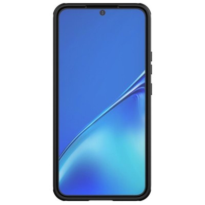 Samsung Galaxy S22 5G (SM-S901X) „Nillkin“ Frosted Shield Pro melns vāciņš, apvalks | Vacins.lv