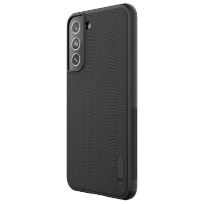 Samsung Galaxy S22 5G (SM-S901X) „Nillkin“ Frosted Shield Pro melns vāciņš, apvalks | Vacins.lv