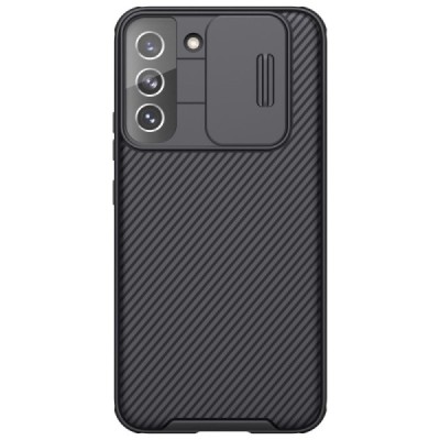 Samsung Galaxy S22+ 5G (SM-S906X) „Nillkin“ CamShield melns apvalks | vacins.lv