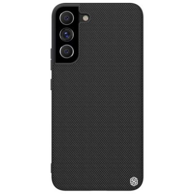 Samsung Galaxy S22+ 5G (SM-S906X) „Nillkin“ Textured Case melns apvalks | vacins.lv