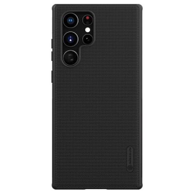 Samsung Galaxy S22 Ultra 5G (SM-S908X) „Nillkin“ Frosted Shield Pro чёрный чехол | Vacins.lv