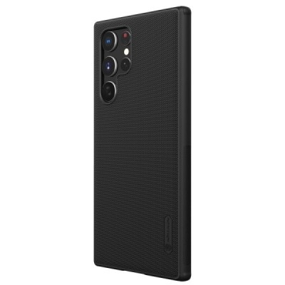 Samsung Galaxy S22 Ultra 5G (SM-S908X) „Nillkin“ Frosted Shield Pro чёрный чехол | Vacins.lv