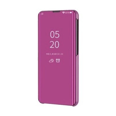 Samsung Galaxy S21 FE (Fan Edition) 5G открываемый розовый пластиковый чехол-книжка | Vacins.lv
