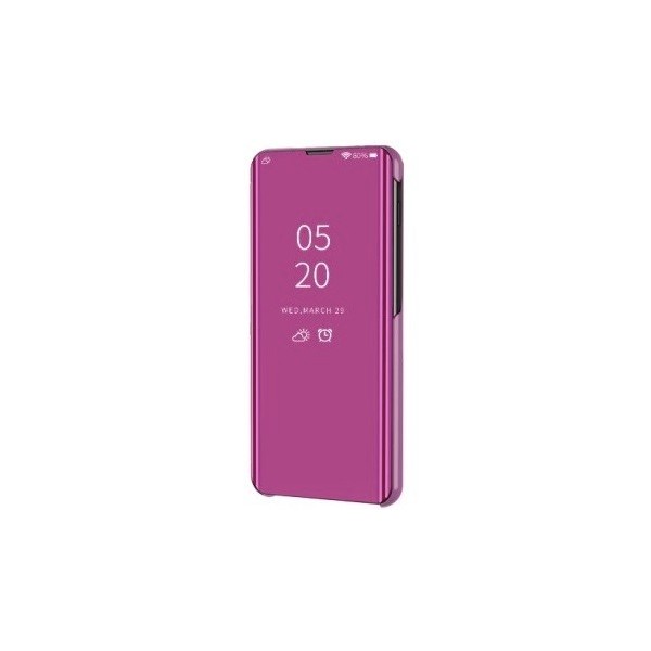 Plastmasas atvērams maciņš - rozs (Galaxy S21 FE 5G)