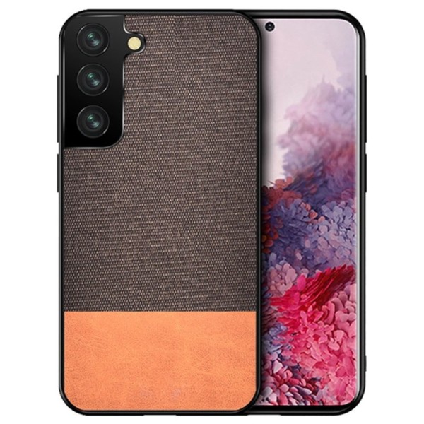 „Bi-Color“ Splicing чехол - коричневый (Galaxy S21 FE 5G)