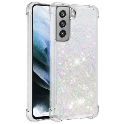 Samsung Galaxy S21 FE (Fan Edition) 5G Shine твердый силиконовый прозрачный чехол из TPU | Vacins.lv