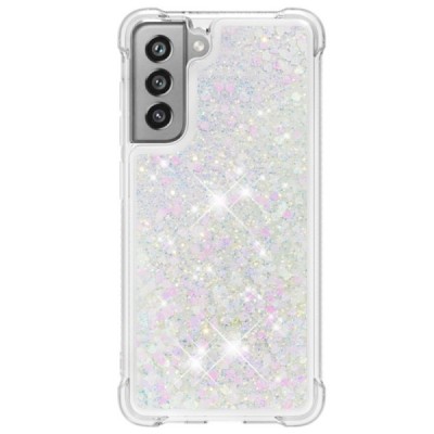 Samsung Galaxy S21 FE (Fan Edition) 5G Shine твердый силиконовый прозрачный чехол из TPU | Vacins.lv