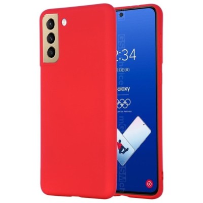 Samsung Galaxy S21 FE (Fan Edition) 5G Shell (TPU) твердый силиконовый чехол - красный | Vacins.lv