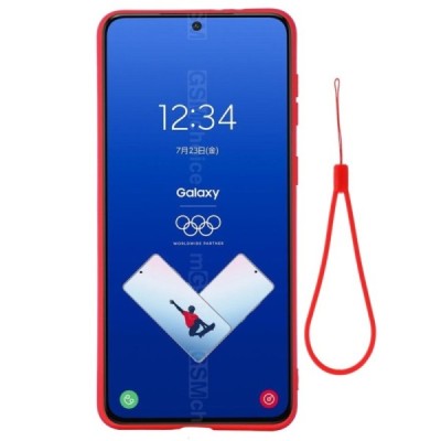 Samsung Galaxy S21 FE (Fan Edition) 5G Shell cieta silikona (TPU) apvalks - sarkans | vacins.lv