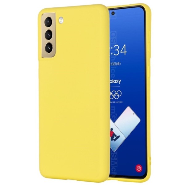 Твердый силиконовый чехол (TPU) „Shell“ - жёлтый (Galaxy S21 FE 5G)